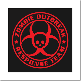 Zombie Outbreak Response Team - RED Posters and Art